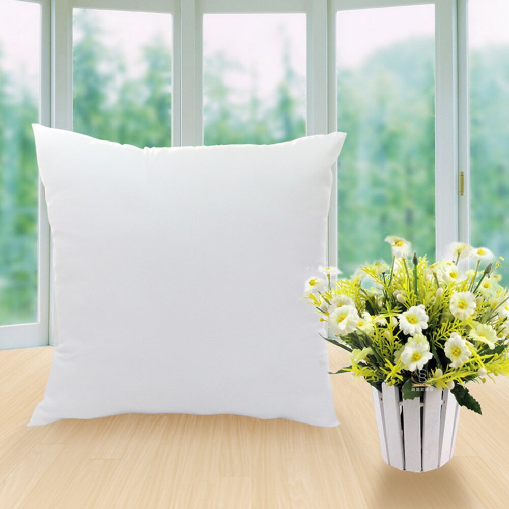 White 4 size Solid Pure Cushion Core Inserts Pillow Filling Square Cushion Soft Head Pillow Inner PP Cotton Filler Bed Pillow35