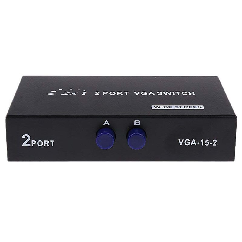 2 Poort Vga Monitor Schakelaar Monitor Switch Vga Switch Vga Splitter