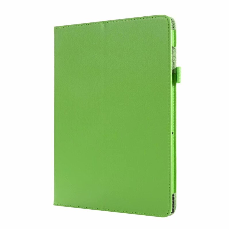 Litchi pu læderetui til huawei mediapad  t5 10 cover til huawei media pad ags 2-w09 ags 2-l09 ags 2-l03 ags 2-w19 10.1 tommer cover: Grøn