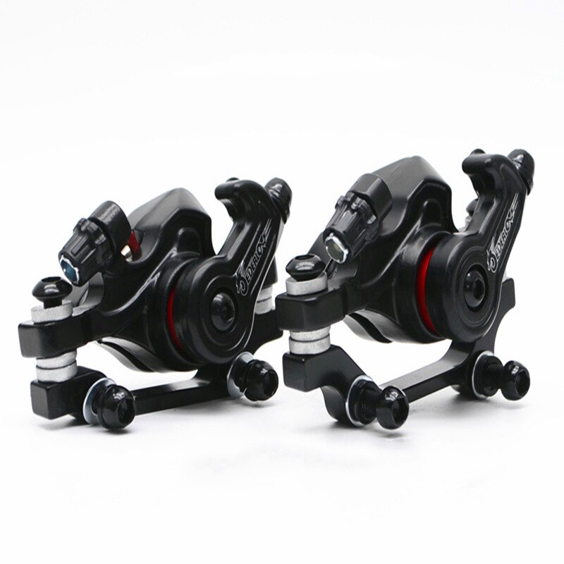 Aluminum Alloy MTB Bicycle Disc Brake Mountain folding Bike Mechanical Caliper Front & Rear Disc Brakes Cycling Double Brake: F and R Brake