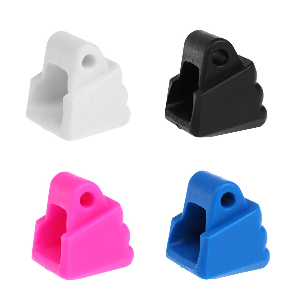 Resistencia al desgaste PP Inline/ Roller Skate Toe Stops Stopper reemplazo 4,5 cm Blanco/negro/Rosa rojo/azul