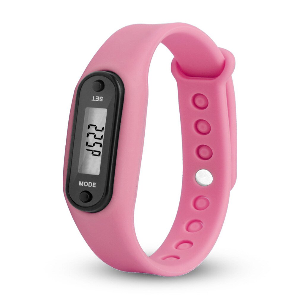 Banda Intelligente Inseguitore di Fitness Passo Conteggio Orologio Orologio Intelligente Braccialetto per Le Donne Degli Uomini Wristband di Sport Dei Capretti Smartband 2020 Regalo: Colore rosa