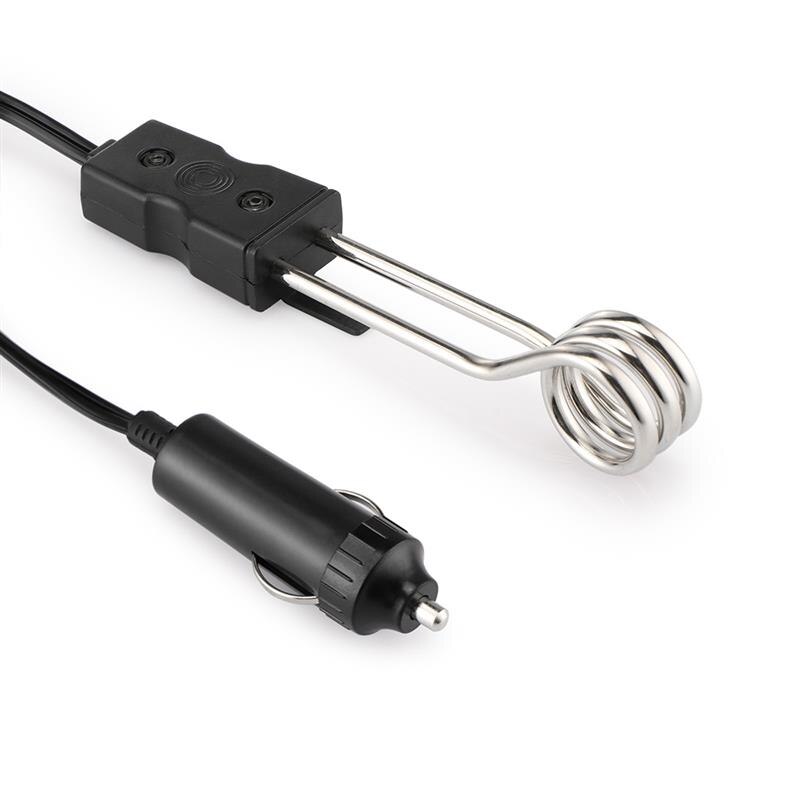 Calentador de bebidas portátil de 12V para coche, seguro, 12V, calentador de inmersión para coche, té y café líquido de inmersión para calentador de agua,