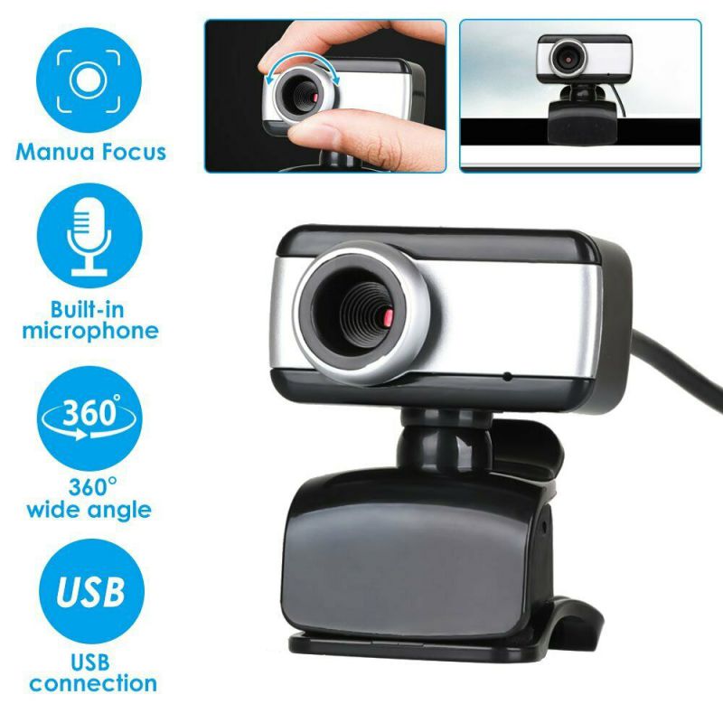 Drehbare usb 2 0 hd webcam kamera 480p mit mikrofo grandado