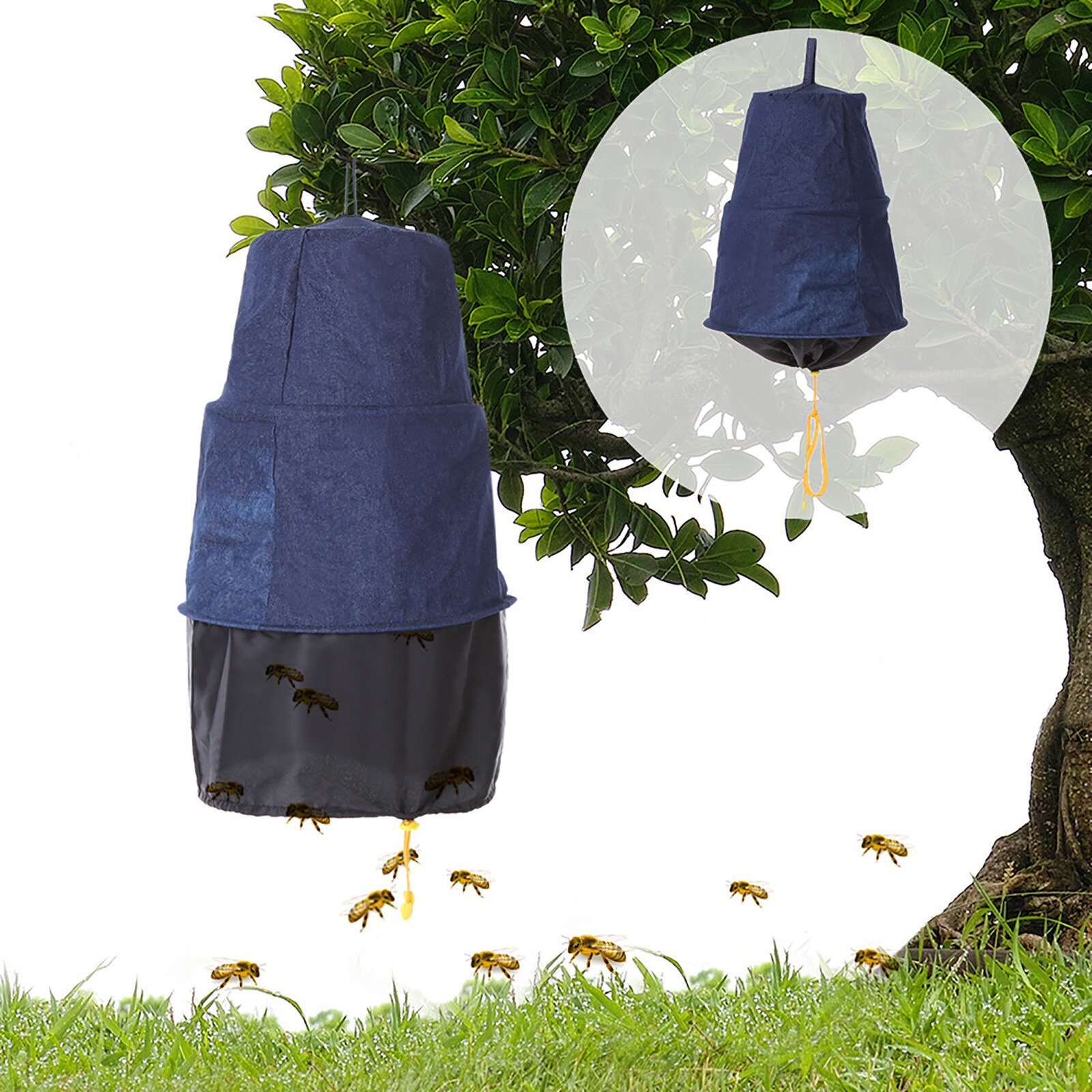 Blue Denim Bee Collecting Cage Black Bee Trapping ... – Vicedeal