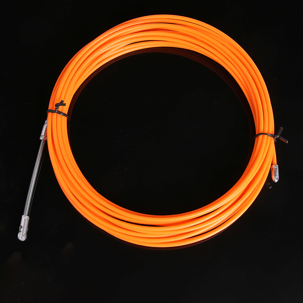 Cable de alambre de acero, dispositivo de guía de plástico, Extractor, conducto, cinta de pescado para electricista, empuje de Cable de fibra de vidrio