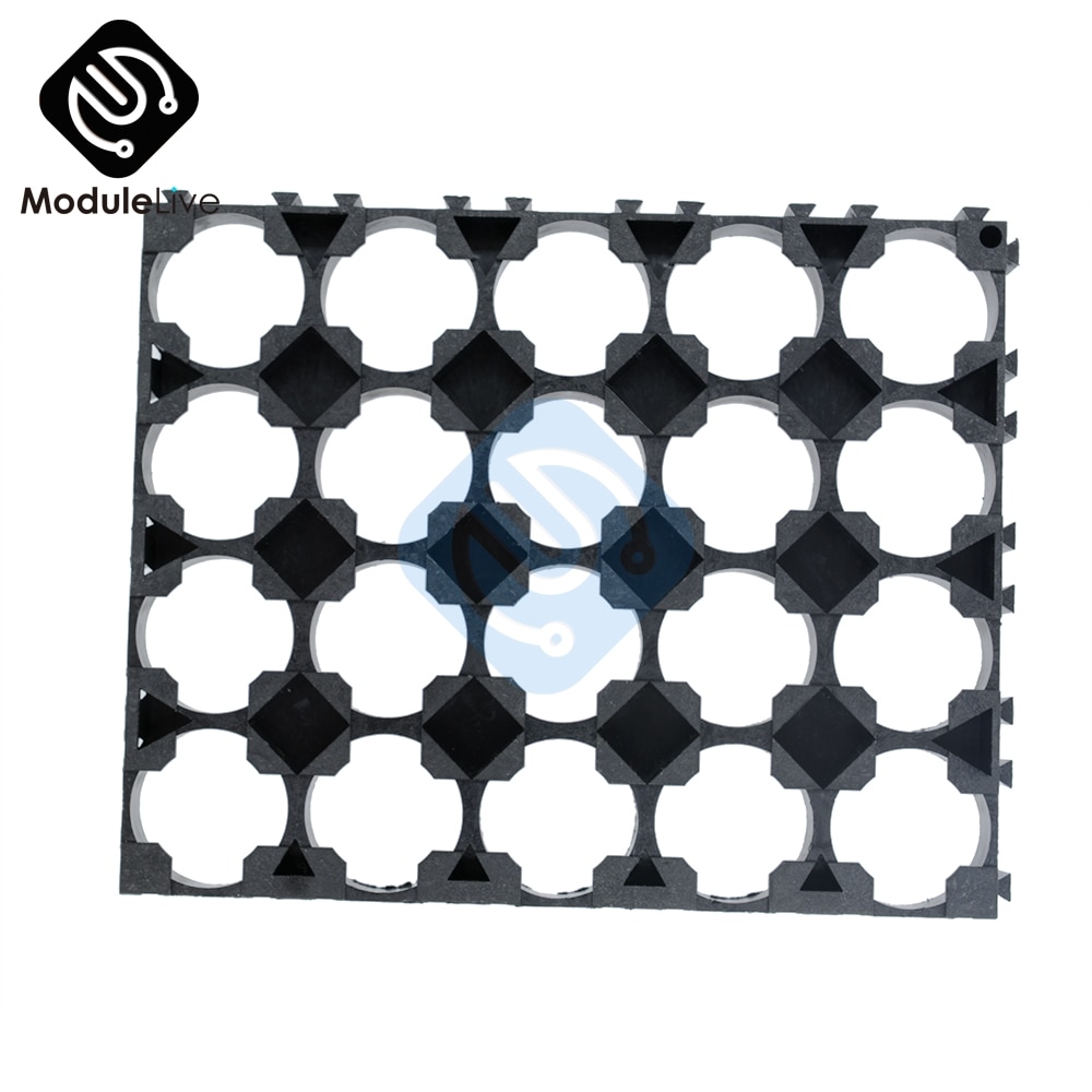 10 sztuk 4x5 4*5 separator ogniw 18650 uchwyt baterii 18650 bateria litowa plastikowy stojak baterie promieniowanie muszla Pakiet 100% pochodzenie