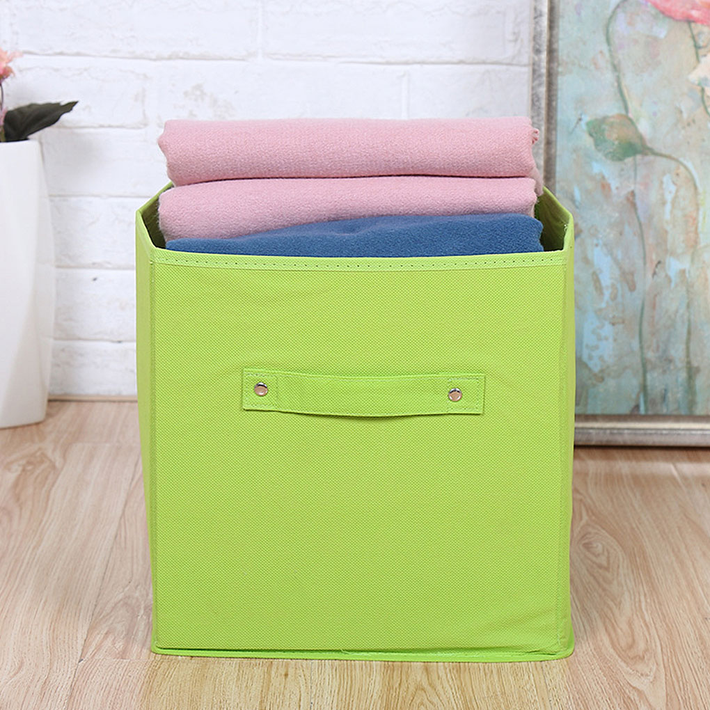 LIOUCBD 2PCS Fabric Foldable Toy Storage Boxes For Kids, Collapsible Water Proof Storage Organizer Bin Cub Chest Basket For Dog Toys Clothes Towels