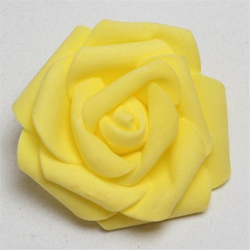 10 stk/parti 8cm pe skum rose kunstige blomsterhoveder til gør-det-selv-kranse bryllupsfest dekoration hjem have dekorative forsyninger