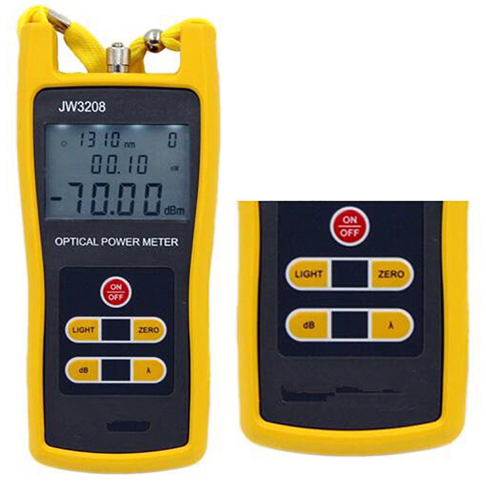 Frequency Meter -70~+6dBm Fiber Optic Tester Power Meter Digital Live Fiber Identifier Optical Fiber Identifier