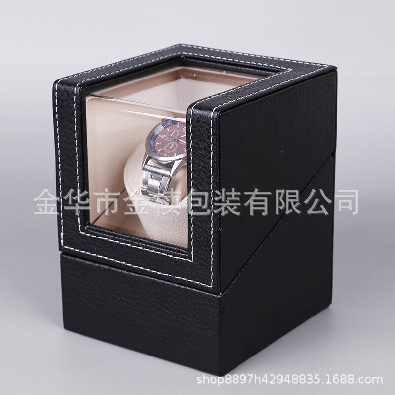 Automatic Watch Winder Box For Mechanical Watches Brand Single Watch Rotator Box Luxury Transparent Case Clock Winder: M