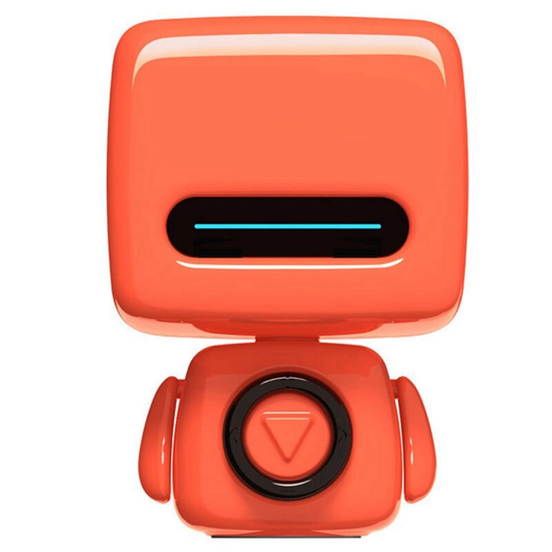 Draagbare Bluetooth Draadloze Oplaadbare Leuke Robot Vorm Speaker Muziekspeler Stereo Bluetooth Speakers: Orange