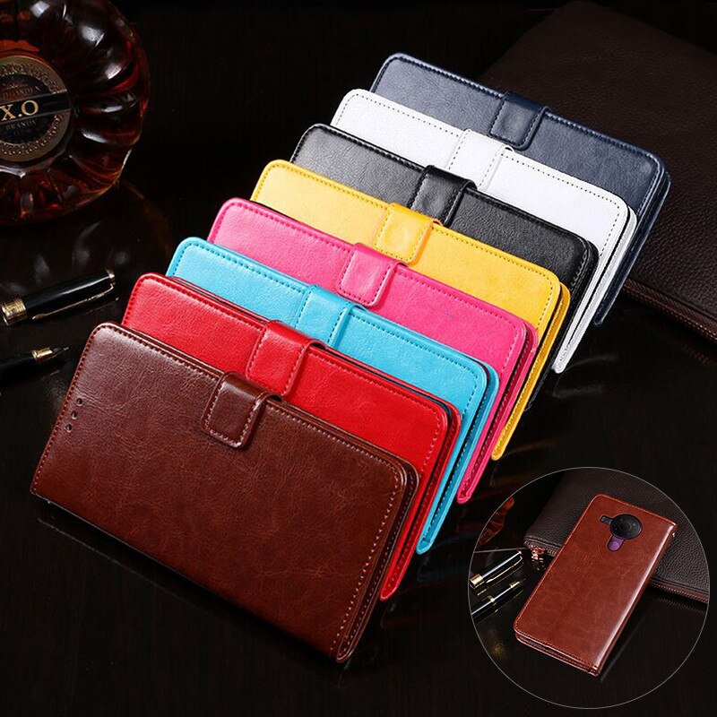 Coque de téléphone à rabat en cuir pour Nokia 5.4, étui de luxe de 6.39 pouces avec support magnétique, TA-5.4 TA-1333