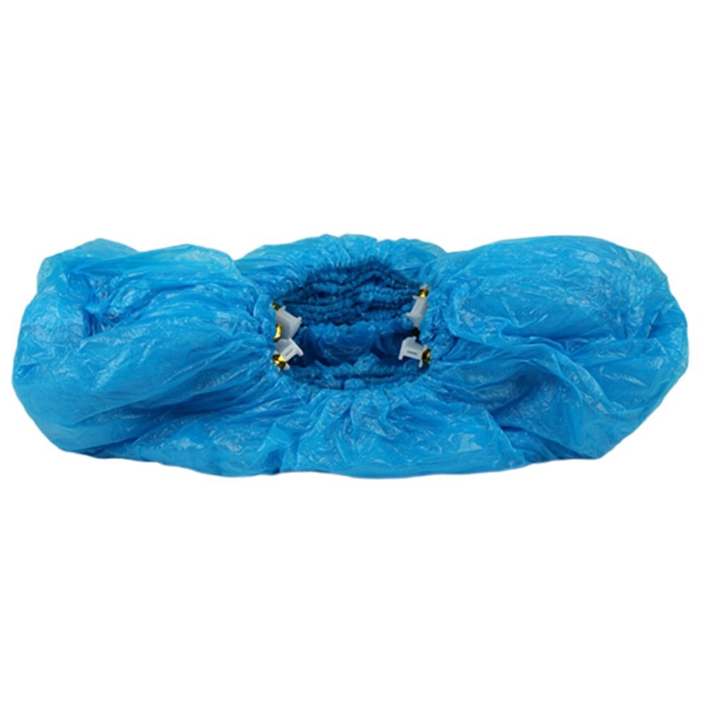100pcs Shoe Covers Special T-shoe Covers Home Office Dustproof Shoe Covers Disposable PE Shoe Covers