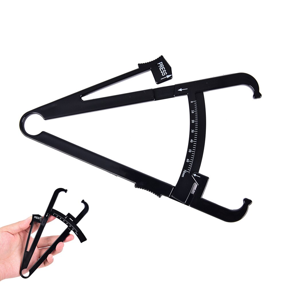Calibrador de grasa corporal y cinta métrica de masa, medidor de Fitness para pérdida de peso, herramientas de cuidado de salud, 1 ud.