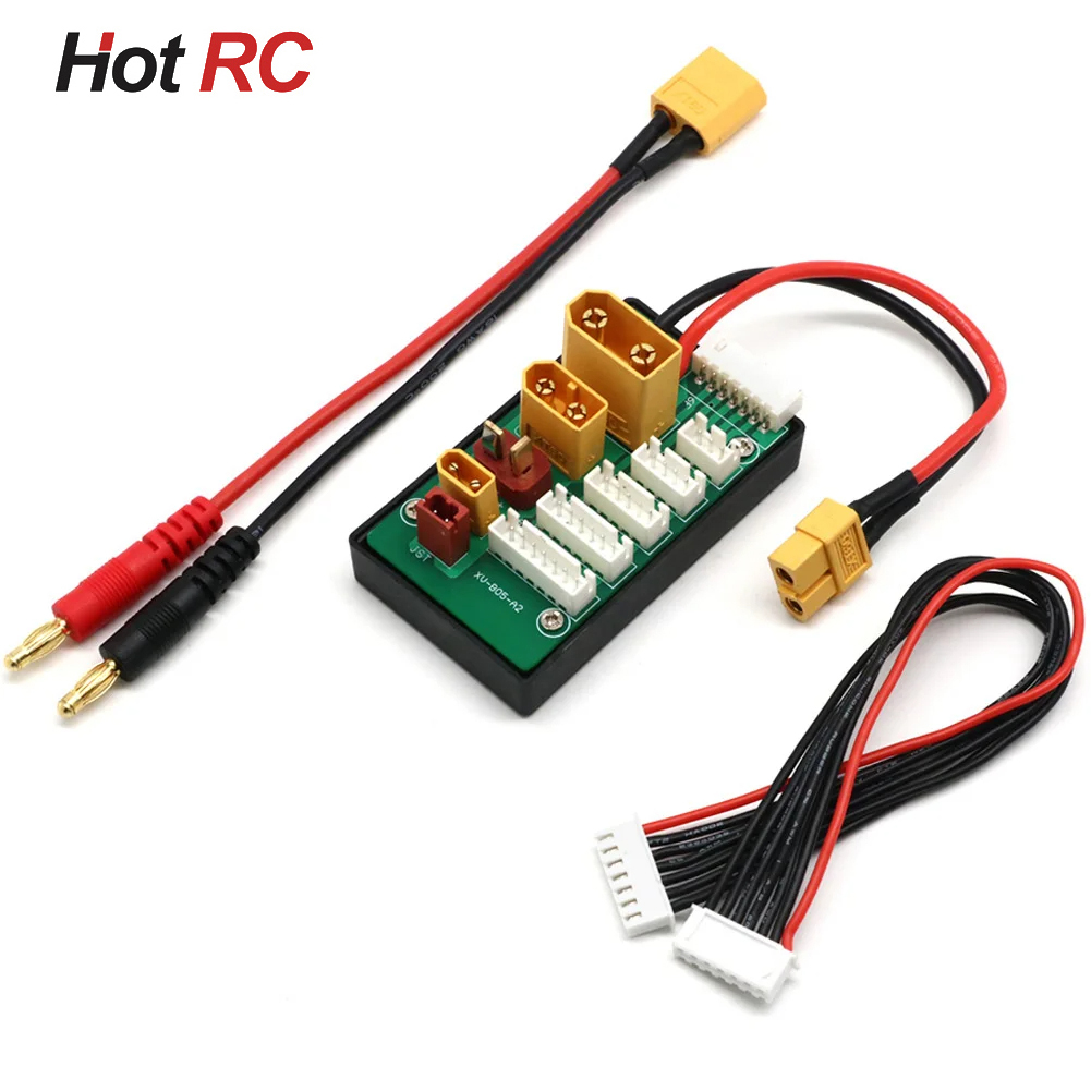 Xt30 Xt60 Xt90 Jst T Connector Lipo Acculader Board 2-6S Opladen Board Voor Imax B6 B6ac Idst Q6 Lite Balanslader