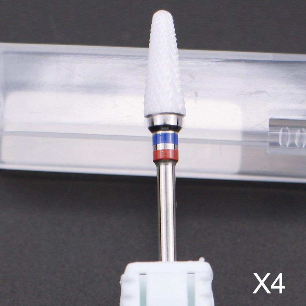 27 Type Ceramic Nail Drill Bits Manicure Milling Cutter For Electric Drill Machine Manicure Accessory Ceramic Nail File Tool: X4