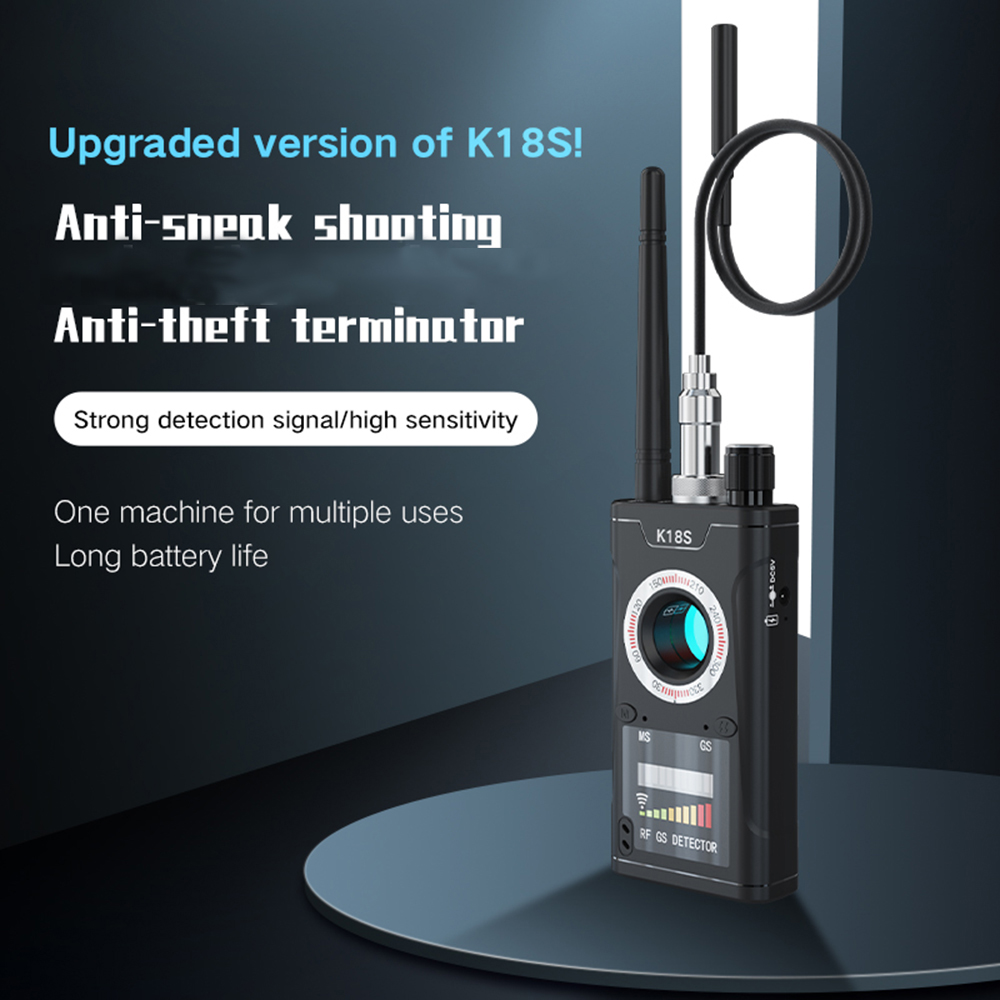 Mini cámara de Audio multifunción, Detector K18S, buscador de insectos, lente de señal GPS GSM, localizador RF, rastreador, cámara inalámbrica