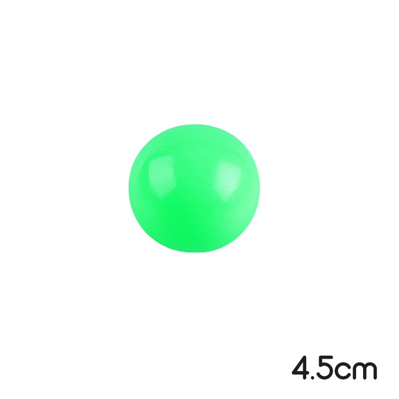 Fluorescent Sticky Ball Pressure Ball Decompression Ball Toy Family Entertainment Children Toy Christmas Globbles Games: 4.5cm2