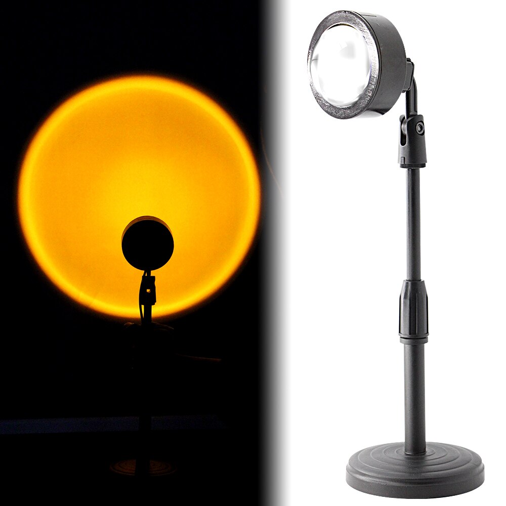 LED Rainbow Projection Lamp Sunset Lamp Bedroom Decoration Lighting Moon Lamp Night Lamp Jesus Red Projector USB