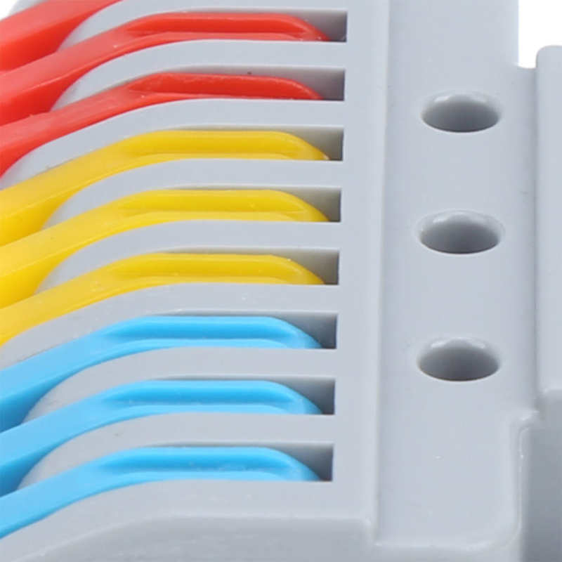 electric meter 10Pcs Wire Block Clamp Terminal 3-in-9-out Quick Wiring Electrical Connectors LT-933 digital wattmeter