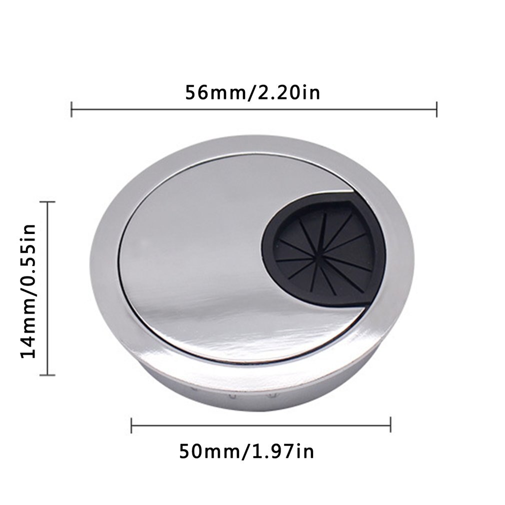 Praktische Bureau Tafel Plastic Kabel Gat Cover Pc Computer Bureau Ronde Draad Netjes Grommet Hardware Bureau Draad Gat Cover Base