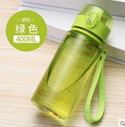 400 ML Cups plastic draagbare student ruimte cup eenvoudige vrouwelijke zomer sport transparante frosted cup outdoor hand thee Cup: 8