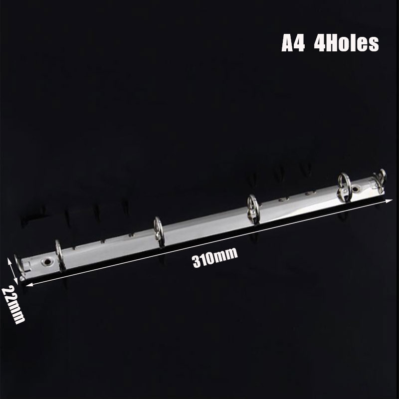 A4 B5 A5 Notebook Metal Clip Stainless steel Loose Leaf Spiral Notebook Ring Binder DIY Fill Paper Storage Folder Accessories: C