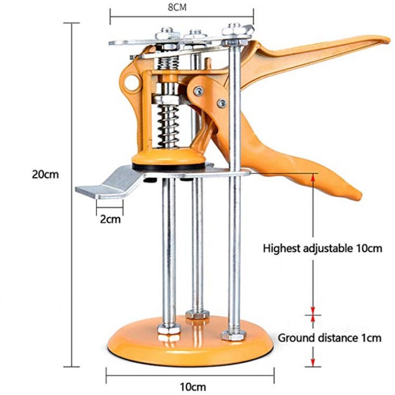 Upgrade Wall Tile Locator Tile Height Adjustment Top Device Manual Lifting Positioning Leveler Padding Bricklayer Paving