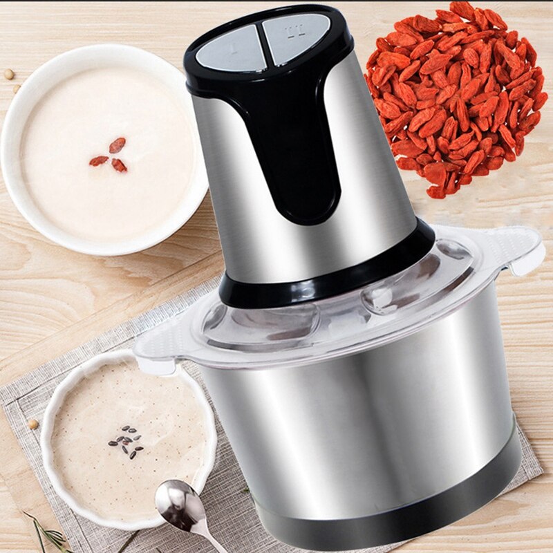 Meat Grinder Cooking Eu Plug Machine Chopper Electric Automatic Cutting Machine Household Grinder Food Processing Machine