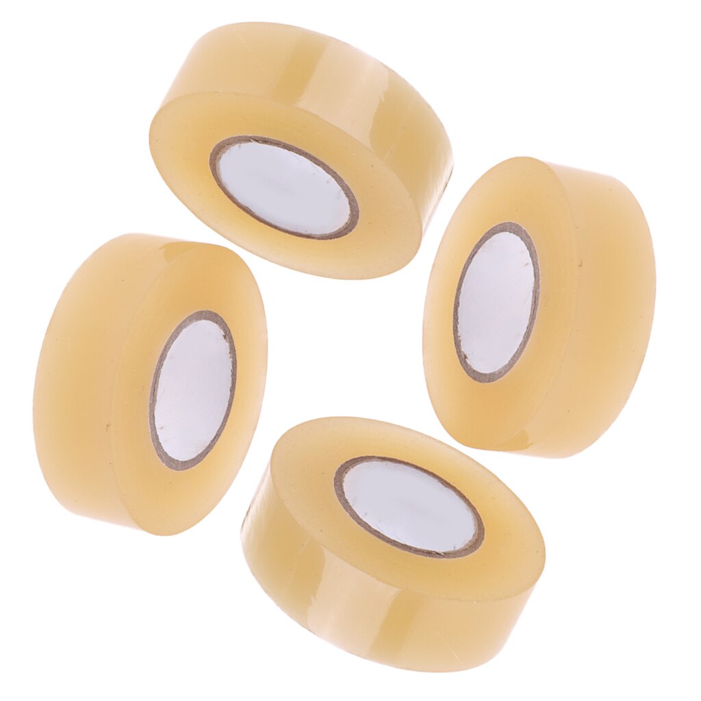 Premium pvc klar ishockey / rulle hockey ben tape / sokke tape  x 4 ruller
