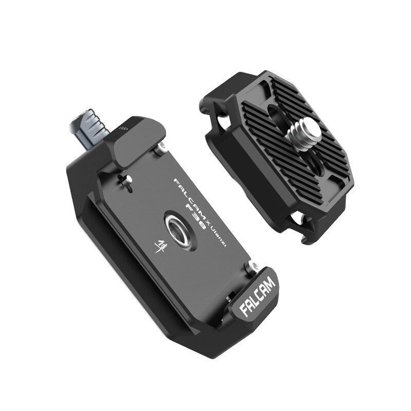 FALCAM F38 Quick Release System for DSLR Camera Stabilizer Tripod Slider Universal Arca Swiss Mount Adapter DSLR Backpack Mount: White