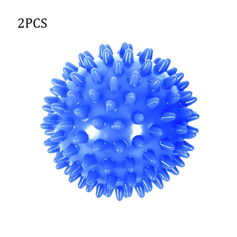 2 pieces/set of PVC reusable drying ball laundry ball fabric hedgehog ball drying washing household clothes wa cleaning sof F0M6