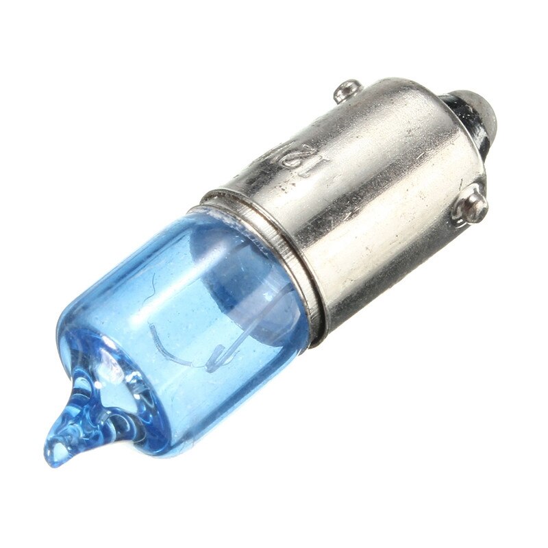 10 stk / lot 6w bax 9s h6w super hvite 5000k auto sidelys pærer blinklys lampe pærer auto lyskilde  dc12v