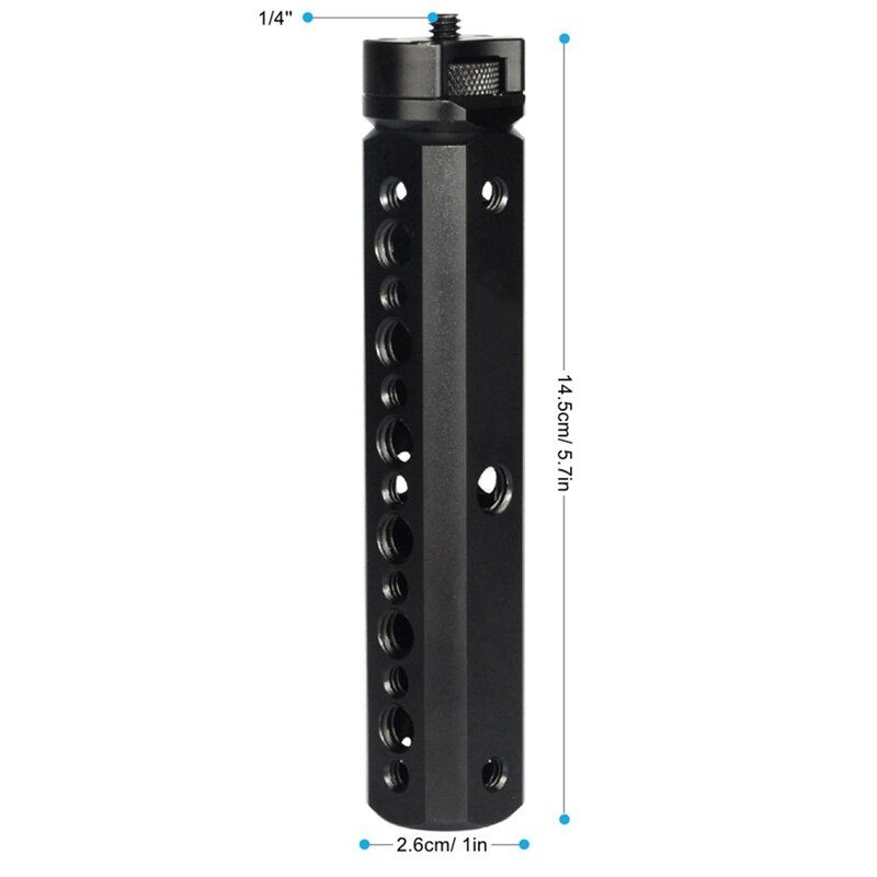 -Aluminum Handle Grip Handbar Extended Handheld Support Monitor Mount For Zhiyun Weebill Lab Gimbal Stabilize Accessories