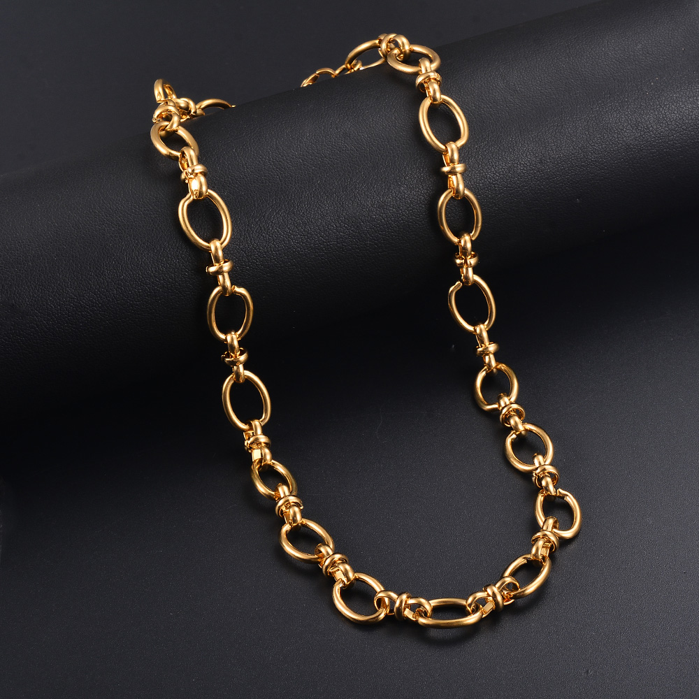 PandaHall 16.4 FT Rvs Kabel Ketting Gouden Ovale Ongelaste Twisted PandaHall 16.4 FT Rvs Kabel Ketting Gouden Ovale Ongelaste Twisted