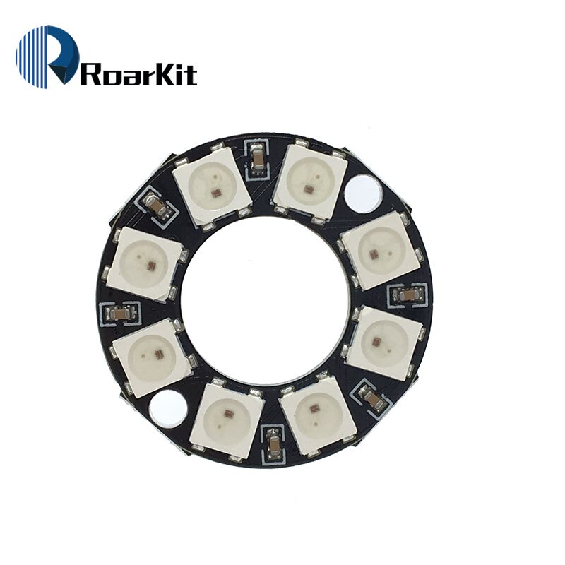 RGB LED Ring 8 Bits LEDs WS2812 5050 RGB LED Ring Lampe Licht mit Integrierte Treiber für arduino Diy Bausatz