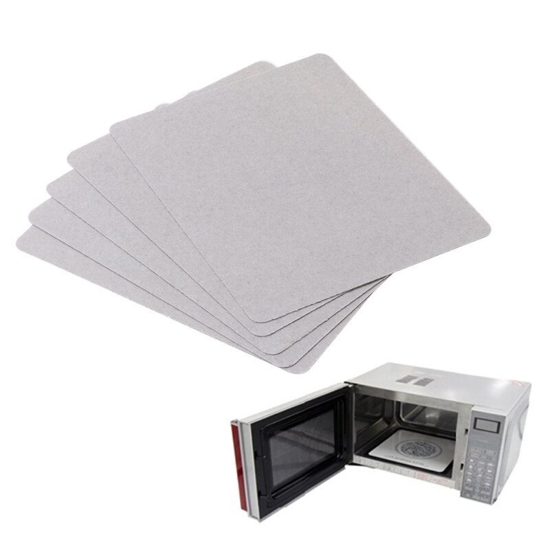 5Pcs Mica Plate Sheets Microwave Oven Replace Part 120x150mm Universal For Midea