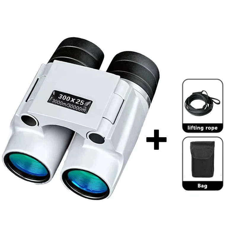 50000 m professionelles, leistungsstarkes Fernglas, automatisches Fokussierteleskop, HD, hohe Vergrößerung, tragbares draussen-Fernglas bei schwachem Licht: Blau