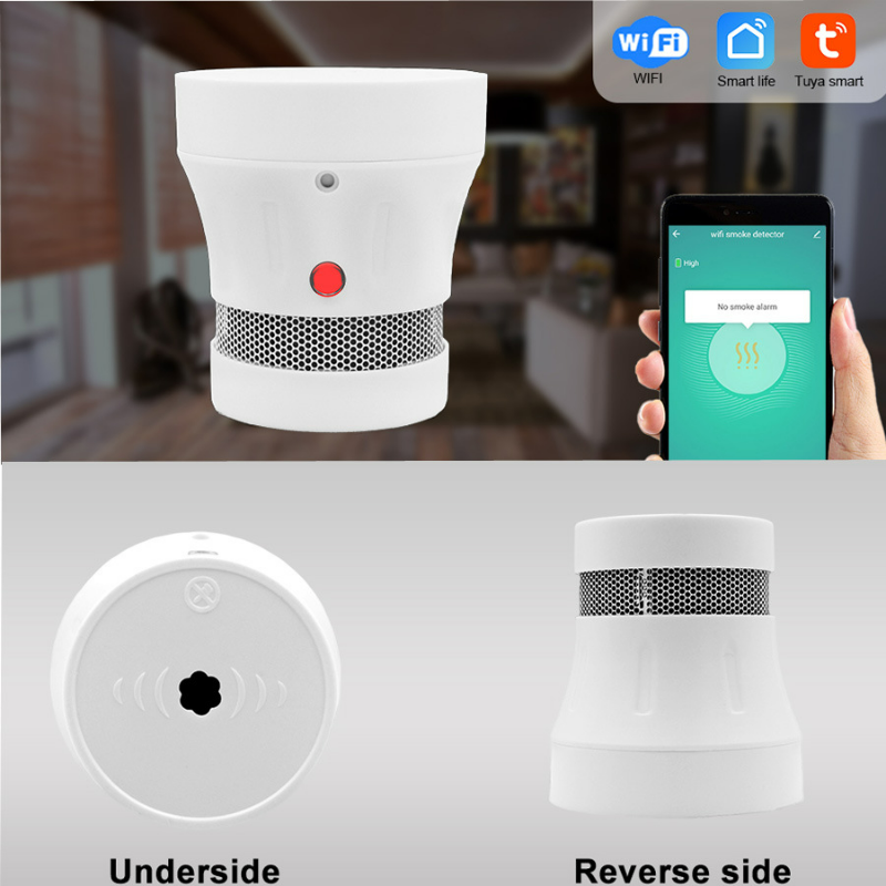 Smoke Detector Tuya Smart Life APP Control 85dB Wa... – Grandado