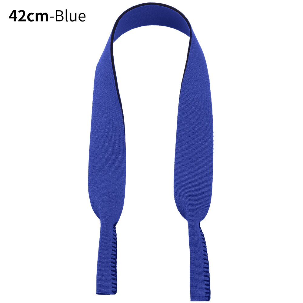 1Pc Verwisselbare Sport Antislip Bril Riem Brillen String Mode Accessoire Verstelbare Zonnebril Touw Houder: 42cm--Blue