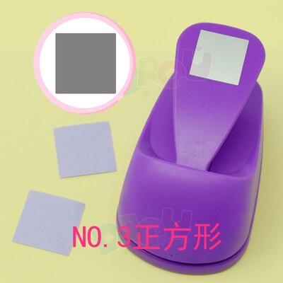 1.5cm-4.5cm square shape of craft punch paper punches scrapbooking puncher DIY handmade punchers EVA foam punch paper cutter: 2 inch