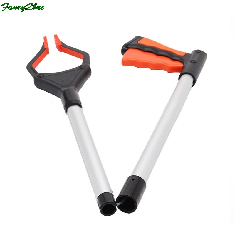 Foldable Litter Reachers Pickers Pick Up Tools Gripper Extender Grabber Picker Collapsible Garbage Pick Up Tool Grabbers: HG51354OR