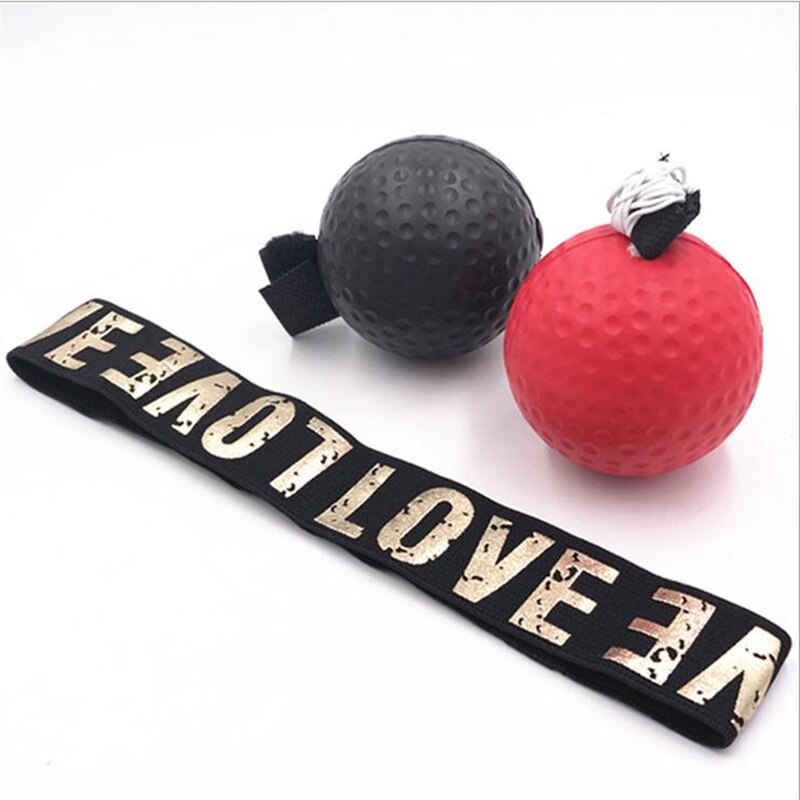 Bola de socos para boxe com reflexo e velocidade, bola para treinamento de reação para boxe sanda muay thai treinamento de mão e olho reação força