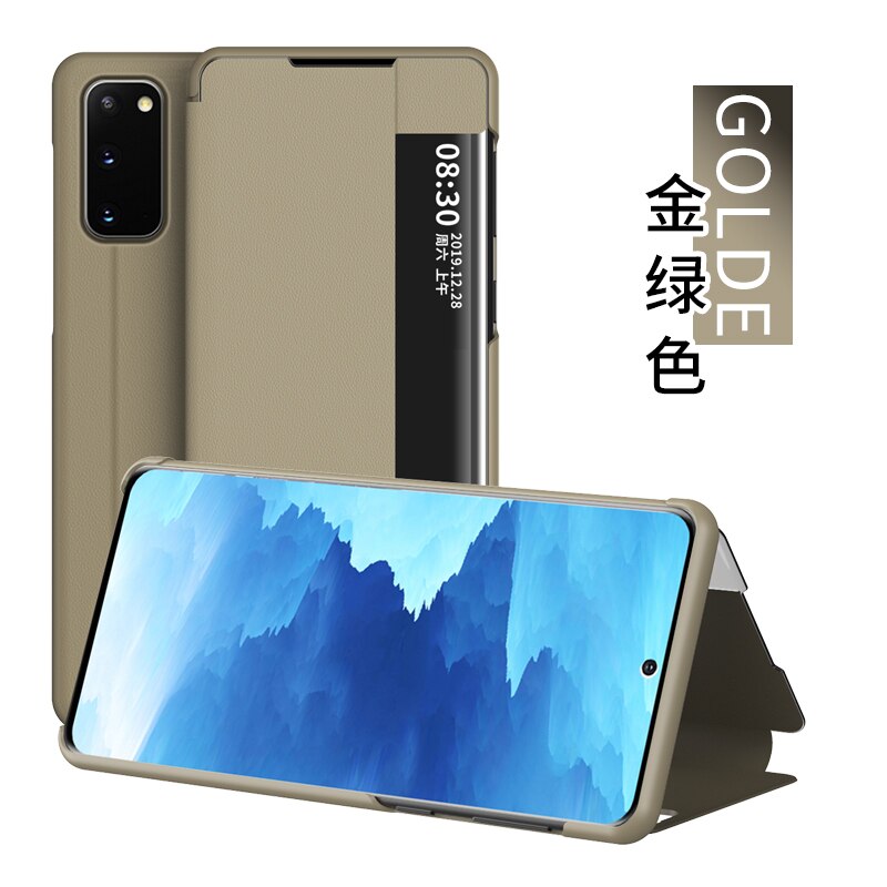 Funda abatible inteligente de lujo para Huawei Nova 3 Nova3 PAR-LX1 PAR LX1 fundas soporte magnético original Funda de cuero Etui Phone 360: Gold