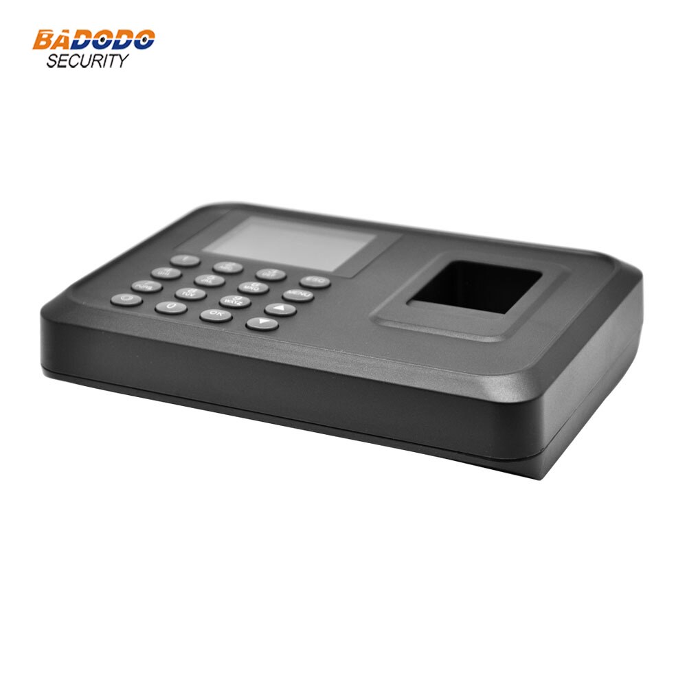 2.4 tommer tft biometrisk fingeraftryk tidsregistrering uroptager maskine 1000 brugere usb kommunikation fingeraftrykslæser
