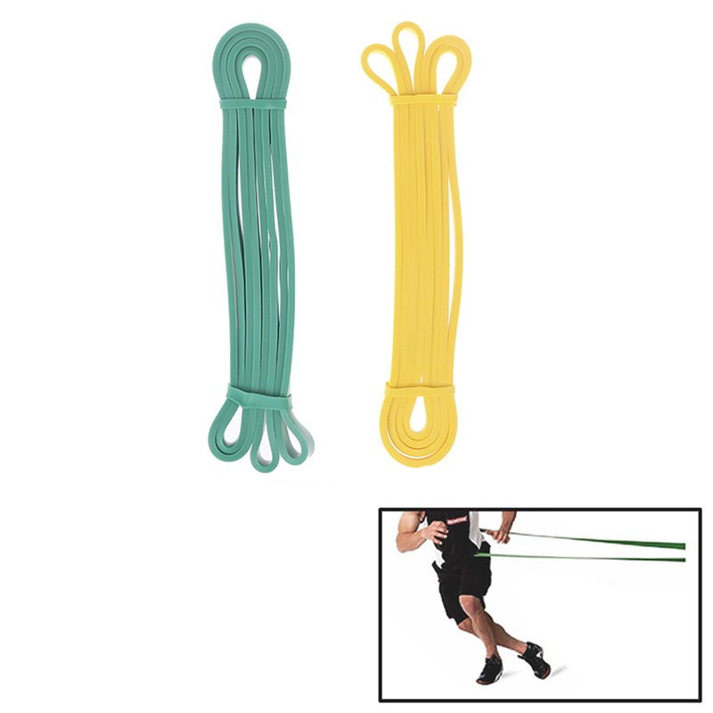 1 paire de bandes de caoutchouc de Fitness bande de résistance Yoga bandes élastiques athlétiques boucle expanseur pour équipement de sport d'exercice
