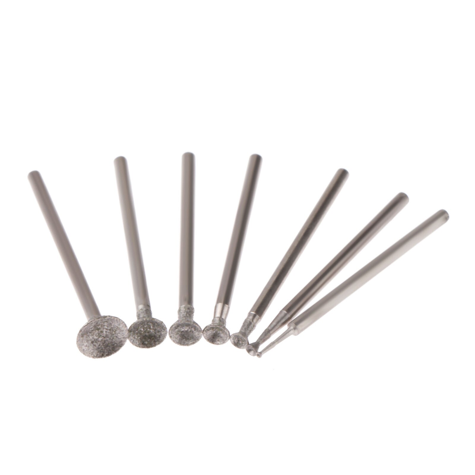 JINGLING 20-Piece 1mm Spherical Diamond Grinding Head Bits - For Jade Carving, Lapidary, Rotary Tool
