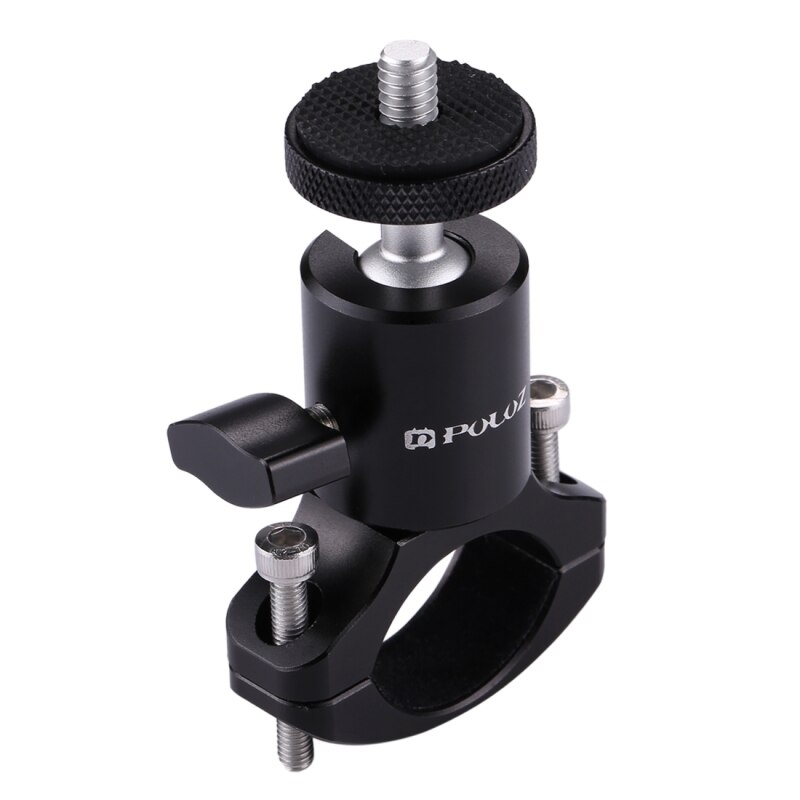 Original PULUZ Bike Metal Handlebar Tripod Ball Head Mount Holder Adapter for Smart Phones oPro for Osmo Action Cameras