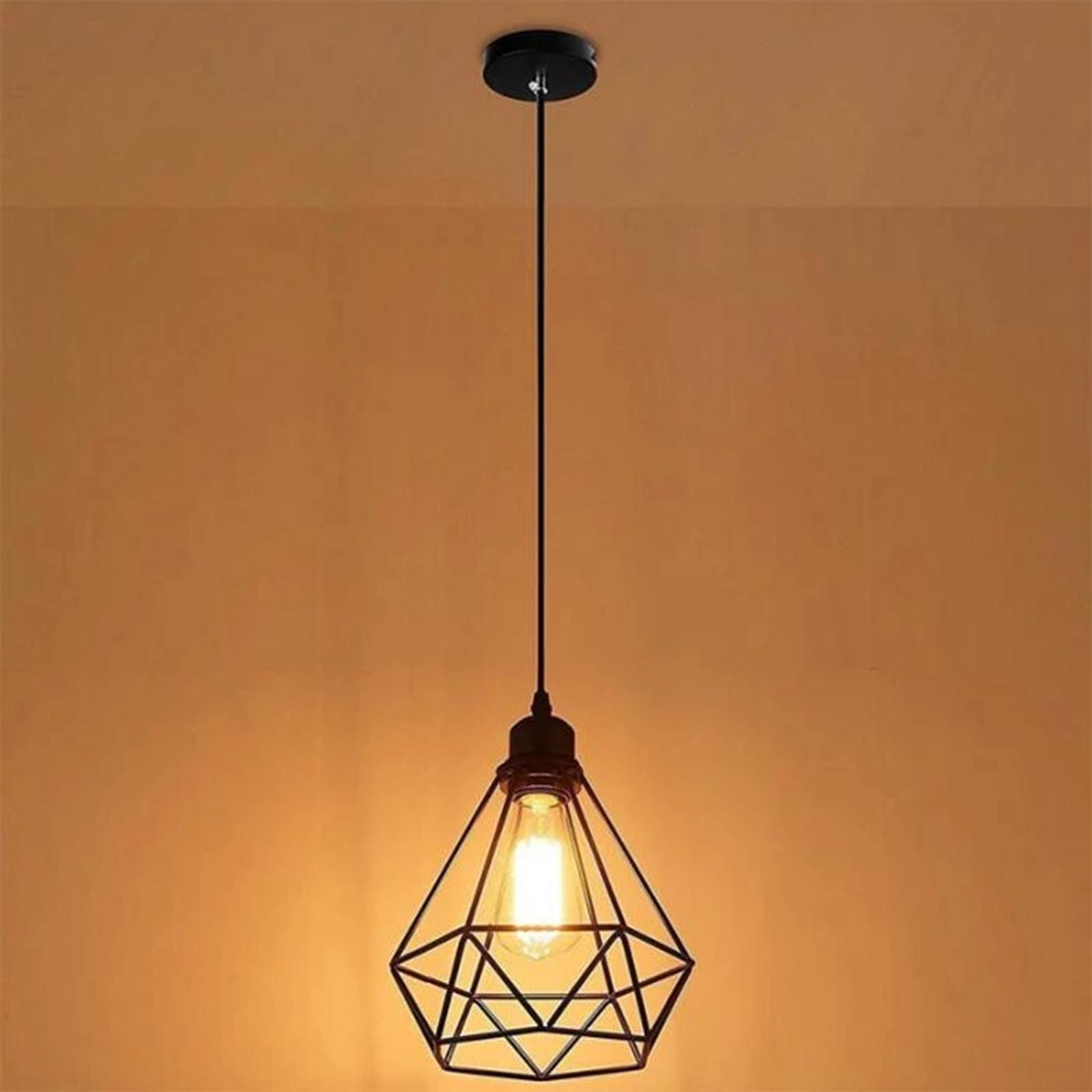 Hollow Out Metalen Hanglamp Shades Kroonluchter Lamp Cover Vintage Stijl